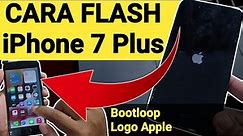 Cara Flash iPhone 7 Plus Booloop Logo Apple Only, Fix use 3utool & Fix Error Restart Recovery