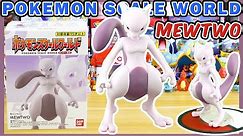 POKEMON SCALE WORLD MEWTWO Pokemon toys UNBOXING & Figure Review by Bandai