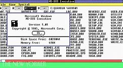 Moments during the beginnings of Microsoft's Windows 1.0
