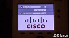 How To Upgrade and Factory Reset Cisco 7941 7942 7945 IP Phones