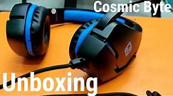 Cosmic Byte Stardust Headset with Mic unboxing and review - PS5, Laptop, PC,Phones