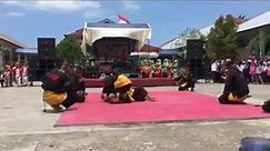 This is a demonstration of Pencak Silat, the deadliest martial art in the world at the local school