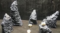 DIY Making Fake Rocks using Styrofoam (Thermacol)