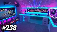 Room Tour Project 238 - BEST Desk & Gaming Setups!