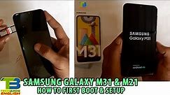How to Setup New Phone | Samsung Galaxy M31 and M21 First Bootup Settings