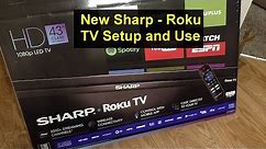 New Sharp - Roku TV initial set up and use. - VOTD
