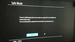 How to Reinstall System Software on PS4