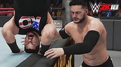 WWE 2K18 - Gameplay PS4 Pro / Xbox One Finn Bálor vs Kevin Owens Clash of Champions