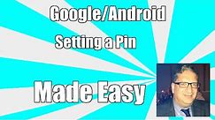 How to set up a pin number on your android phone - Samsung Galaxy Note 5