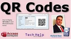 How to Display QR Codes in your Microsoft Access Database Forms