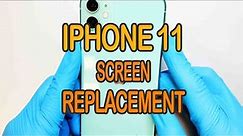 How to replace iPhone 11 cracked screen.