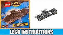 LEGO Instructions | DC Comics Super Heroes | 212325 | Batcycle (LEGO Magazine)