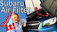 How to Replace Subaru Forester Engine Air Filter