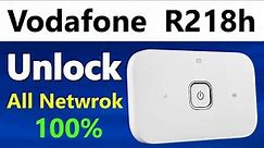 vodafone R218h unlock | how to Unlock Vodafone R218h Unlock All Netwroks | Vodafone modem Unlock