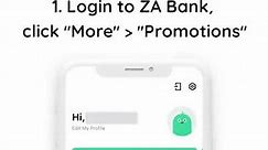 [ZA Bank Presents] Register for Cash Payout Scheme in seconds