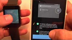 How to Setup and Sync the LG G Watch