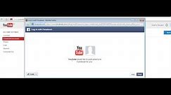 How to Connect YouTube and Facebook Accounts