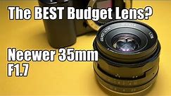 Neewer 35mm F1.7 Manual Prime Lens - Best Budget E mount Lens?