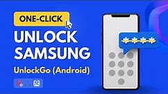 One-Click Remove Screen Locks from Samsung | PIN Pattern Password Fingerprint Face Recognition
