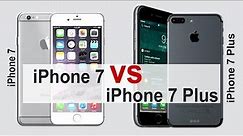 iPhone 7 & iPhone 7 Plus Specs, CAMERA And Features | iphone 7 vs 7 plus