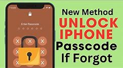 2024 Method !! iPhone X,11,12,13,14,15 Screen Passcode Bypass Without Losing Data No PC ! All iOS