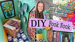 How to make a DIY Book Nook | Bookshelf Insert (In depth Artist 3D Art Tutorial)