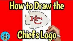 How to Draw the Kansas City Chiefs Logo | Art Lesson