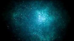 Light Illuminating Blue Glitter Particles | 4K Relaxing Screensaver