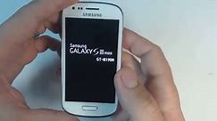 Samsung Galaxy S3 mini I8190 hard reset