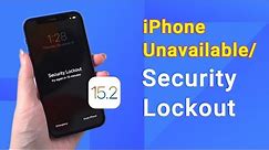 Bypass/Unlock iPhone Unavailable or Security Lockout Screen [Try Again in 1 Hour]