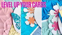 3 CLEVER IDEAS to use your CARDSTOCK to LEVEL UP your cards