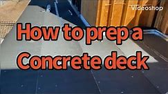 Diy Concrete Deck Resurfacing: How To Prep Your Deck