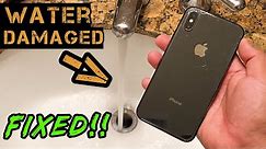 HOW to Fix iPhone X, XS, MAX Water Damage FREE!!