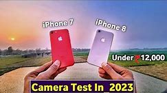 Second Hand, iPhone 8 V/s iPhone 7 Camera Test in 2023 | Which Is The Best.??