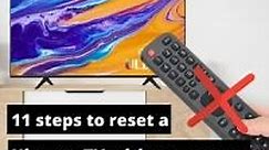 11 Steps To Reset A Hisense TV Without Remote [2023]