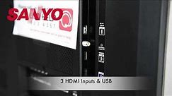 SANYO DP50E44 HD Television Unboxing