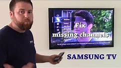 How to Fix missing channels on Samsung TV || Samsung TV Missing Channels? Here's How to Fix It!