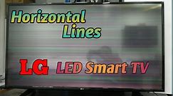 How to Fix Horizontal Lines on the Screen, LG LED Smart TV (Tagalog)