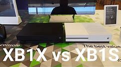 Xbox one X and Xbox one S Side by side comparison