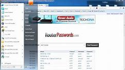 How to get username and password of your router at home