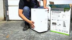 Hisense 35-Pint Dehumidifier Unboxing and Specification Overview