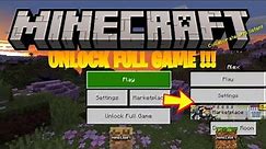 How To UNLOCK FULL GAME in Minecraft (ANY VERSION)