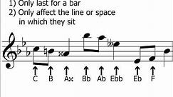 Accidentals & Semitones (half-steps) Explained - Music Theory
