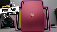 Pink iPad 10th Generation Unboxing & Review 2023 10.9"