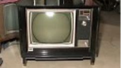 Watch a 1964 Zenith Color Television! Space Command 400.