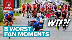 You Wouldn't Believe These 8 Worst Cycling Fan Moments!