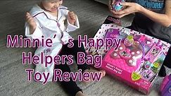 Minnie Mouse Happy Helpers Bag Set Review with Penny & Mommy - Disney Toys