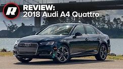 2018 Audi A4 Quattro Review: Smart and sporty, but sedately styled sedan (4K)