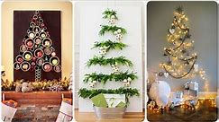 Wall Mounted Christmas Tree for Small Spaces - Add Some Festive Flair to Your Home Interior