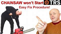 Chainsaw WILL NOT START: If Chainsaw Won't try these easy fixes!
